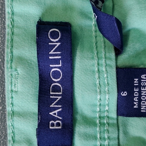 BANDOLINO, green capris size 6. GZREAT FOR GOLF Gme. Very‎ good used condition. - Picture 6 of 9